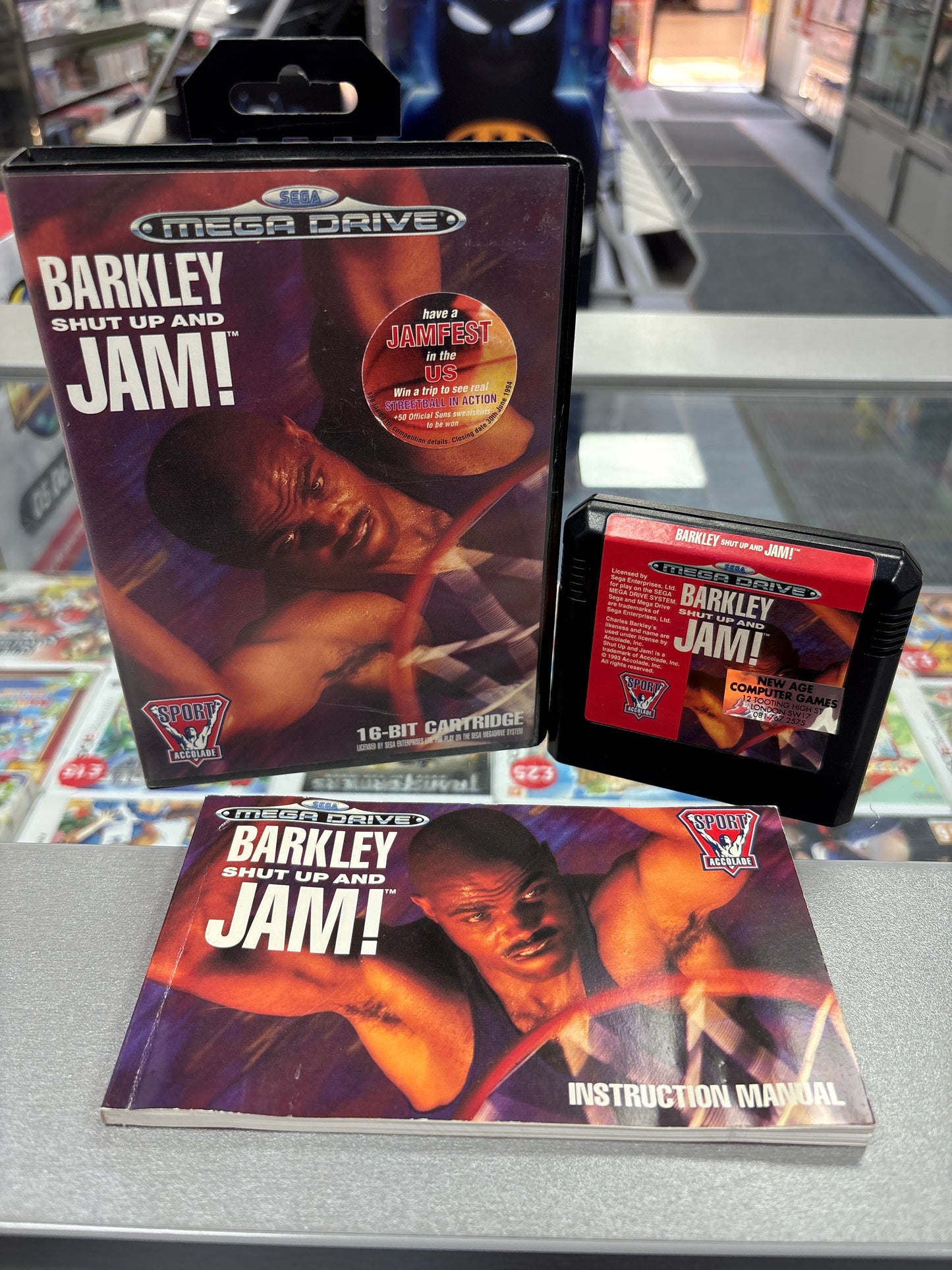 Barkley Shut Up & Jam! - Sega Megadrive