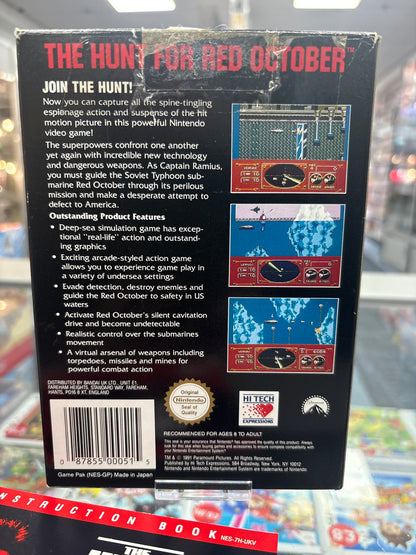 The Hunt for Red October - NES (Nintendo Entertainment System)