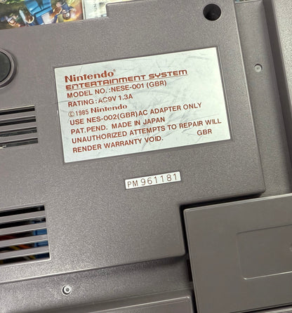 Nintendo Entertainment System - NES - Unboxed - Complete
