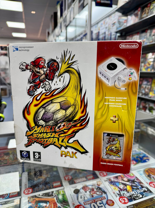Mario Smash Football Pearl GameCube Bundle