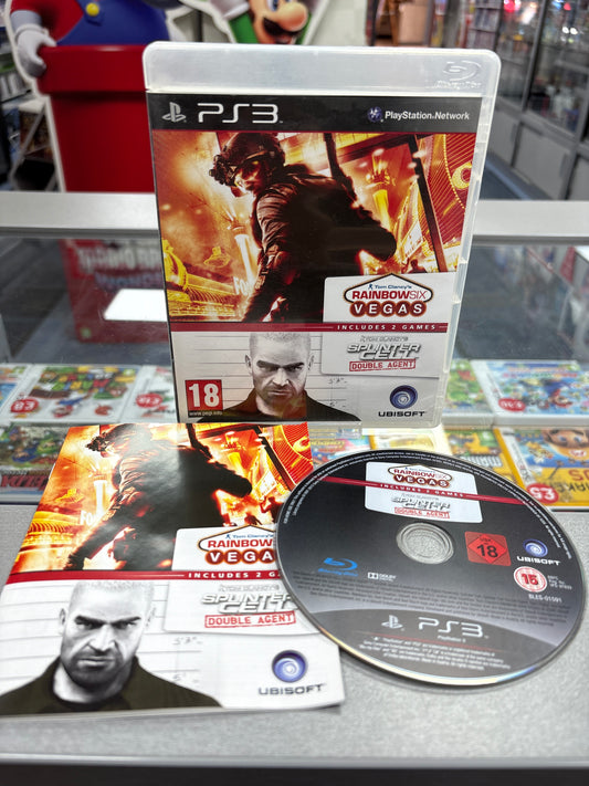 Tom Clancy’s Rainbow Six Vegas + Splinter Cell Double Agent - PS3