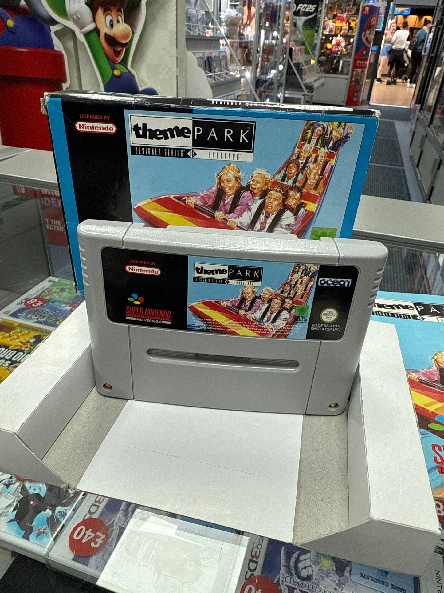 Theme Park - SNES - Super Nintendo - Complete