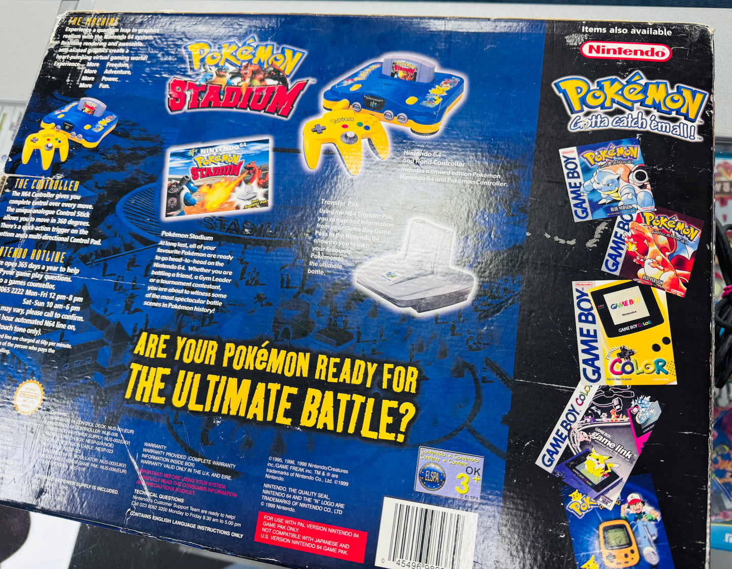Pokémon Stadium Nintendo 64 Console - Boxed - Complete