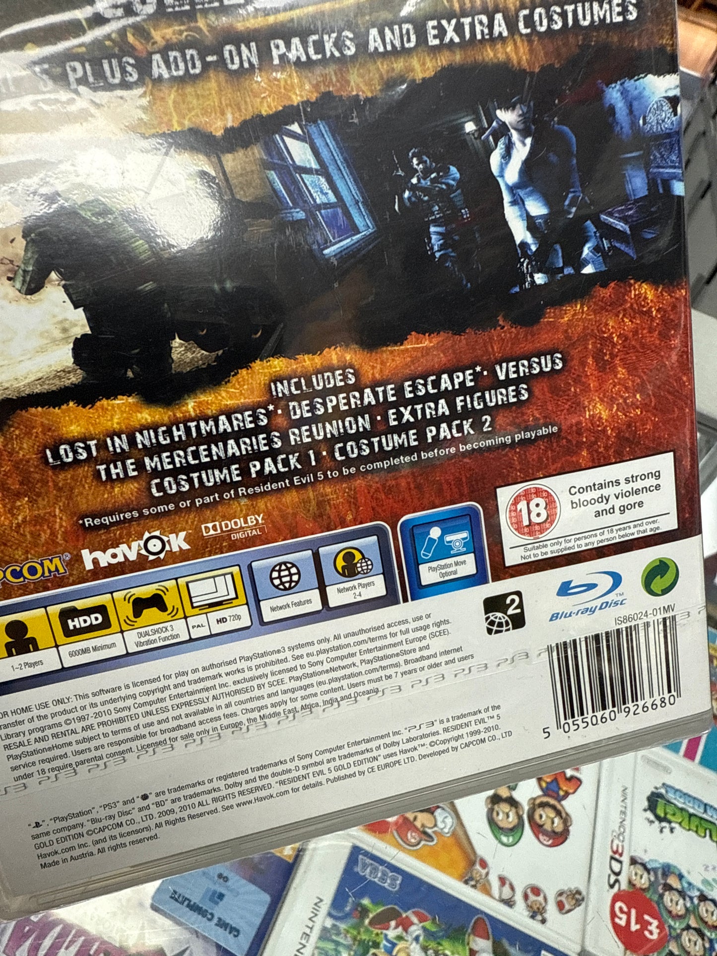 Resident Evil 5 Gold Edition - New Factory Sealed - PS4