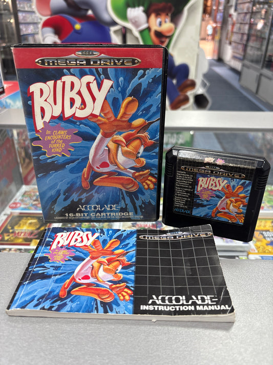 Bubsy in Claws Encounters of the Furred Kind - Sega Megadrive