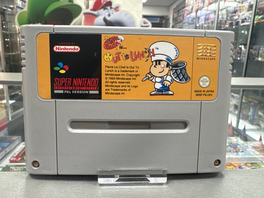 Pierre le Chef is… Out to Lunch - SNES