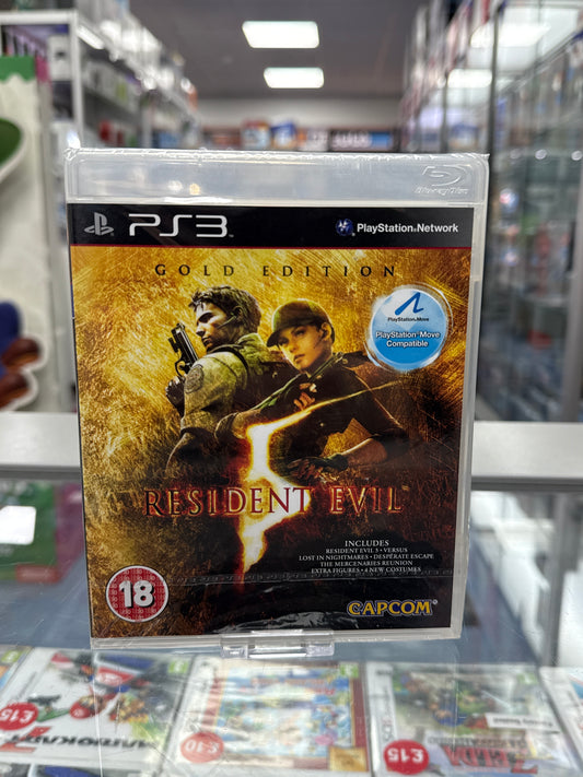 Resident Evil 5 Gold Edition - New Factory Sealed - PS4