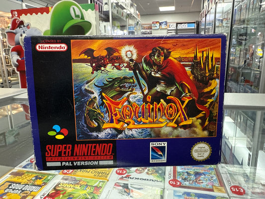 Equinox - SNES - Super Nintendo - Complete