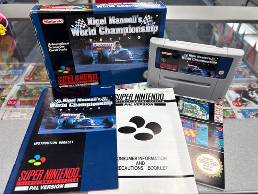 Nigel Mansell’s World Championship Racing - Super Nintendo (SNES)