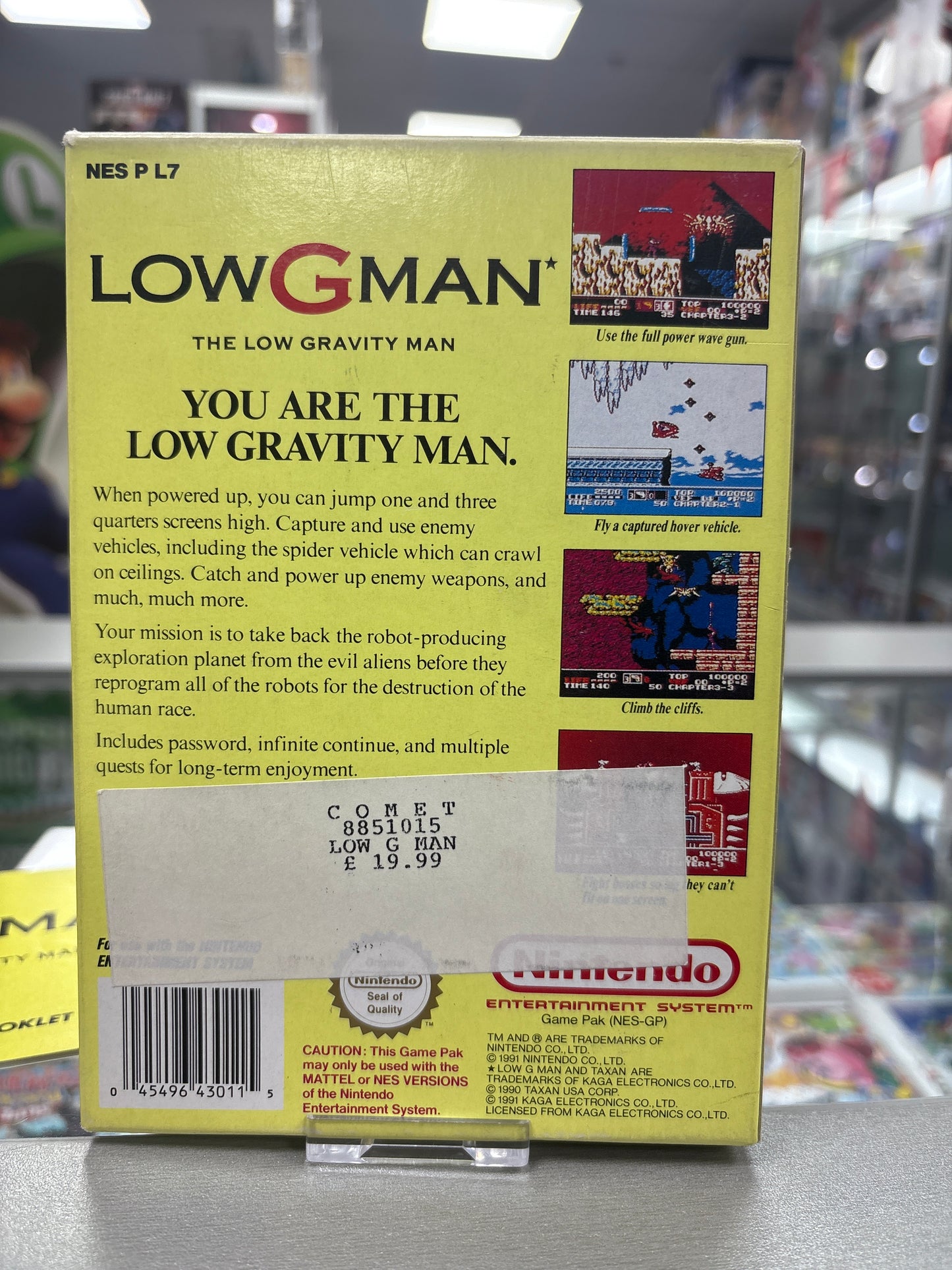 Low G Man - NES (Nintendo Entertainment System)