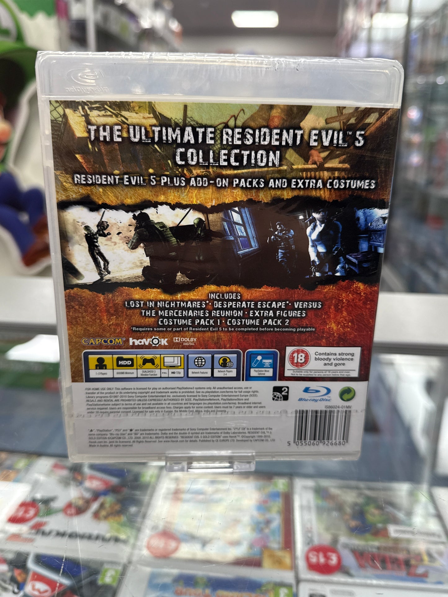 Resident Evil 5 Gold Edition - New Factory Sealed - PS4
