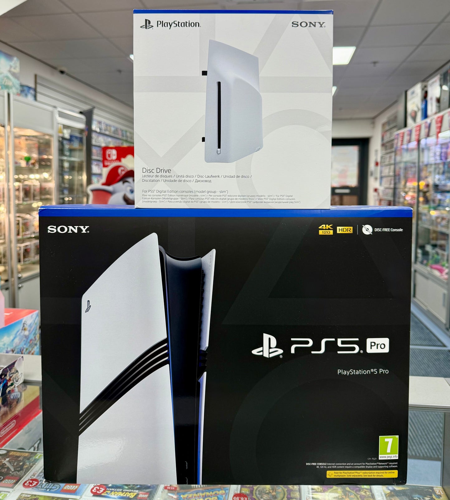 PlayStation 5 Pro + Official Disk Drive Bundle