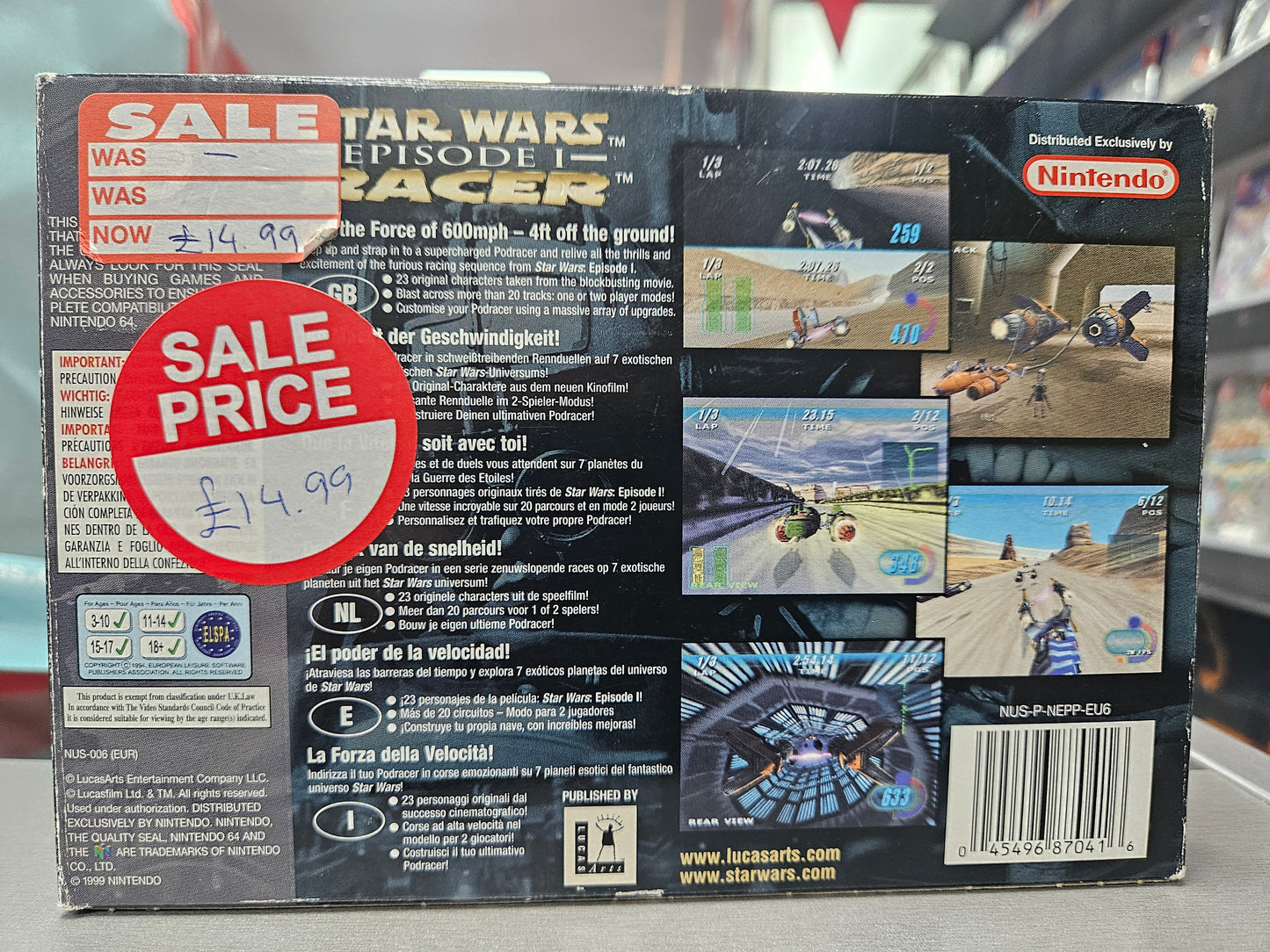 Star Wars Episode 1 Racer - N64