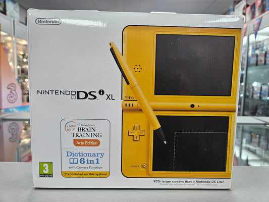 Yellow Nintendo DSi XL
