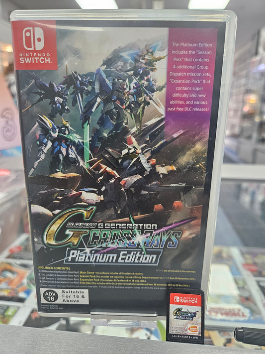 SD Gundam G Generation Cross Rays Platinum Edition - Nintendo Switch